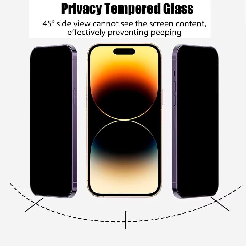 MICA DE VIDRIO ANTIESPIA IPHONE 17 PRO MAX - 3