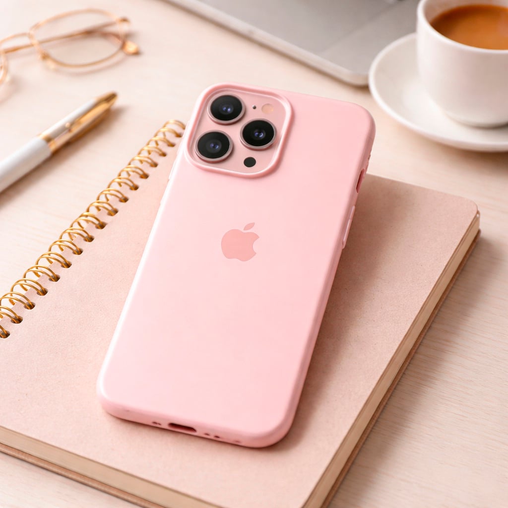 CASE FUNDA IPHONE 15 PRO PALO ROSA - 1