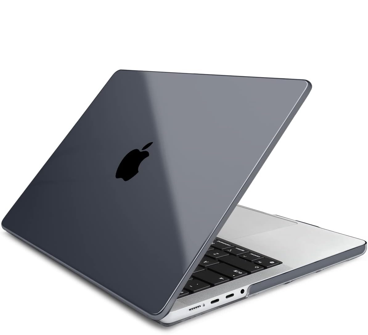 CASE PROTECTOR MACBOOK AIR 13.3 / NEGRO TRANSPARENTE - 2
