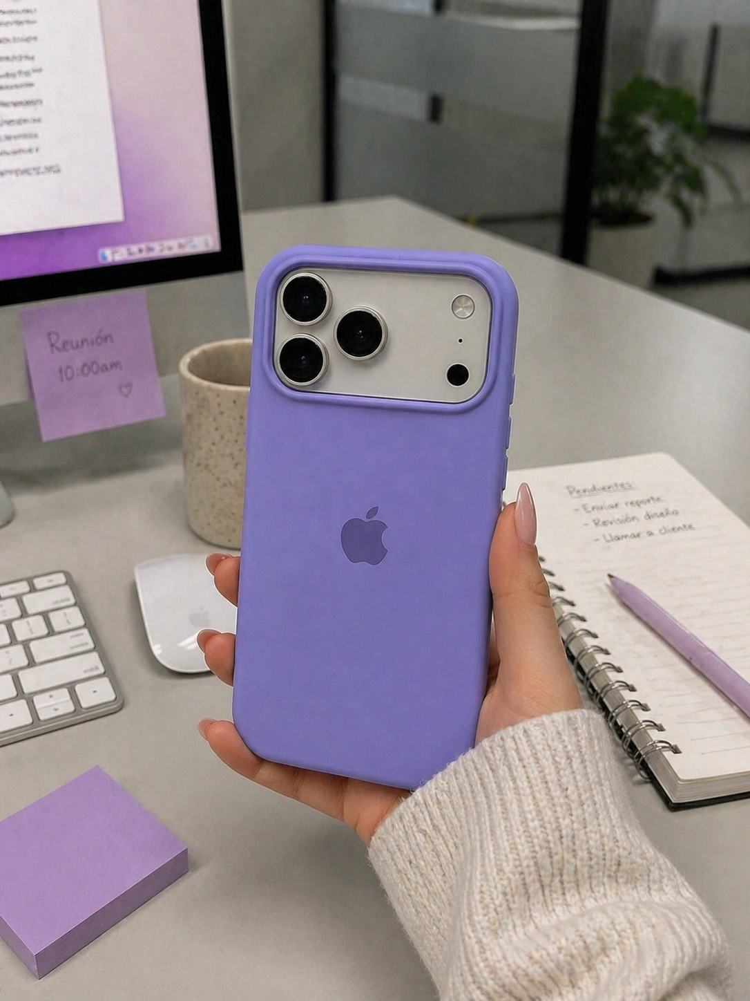 CASE FUNDA IPHONE 17 PRO MAX - LILA - 2