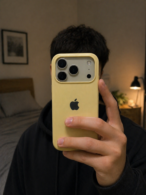 CASE FUNDA IPHONE 17 PRO MAX - AMARILLO - 1