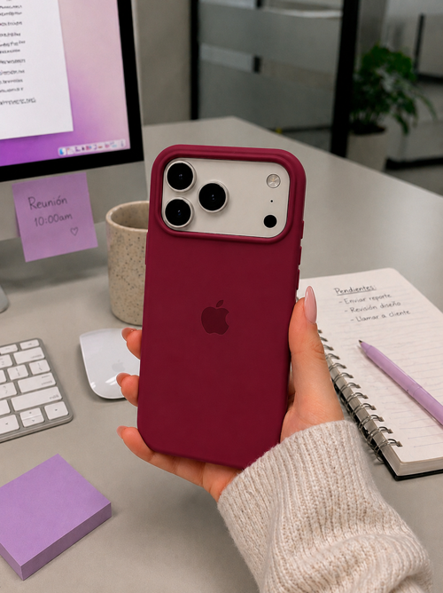 CASE FUNDA IPHONE 17 PRO MAX - VINO - 1