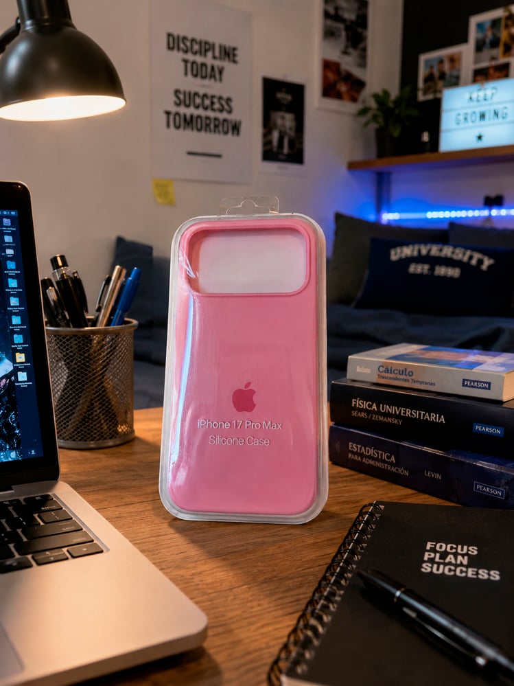 FUNDA IPHONE 17 PRO MAX ROSA - 2
