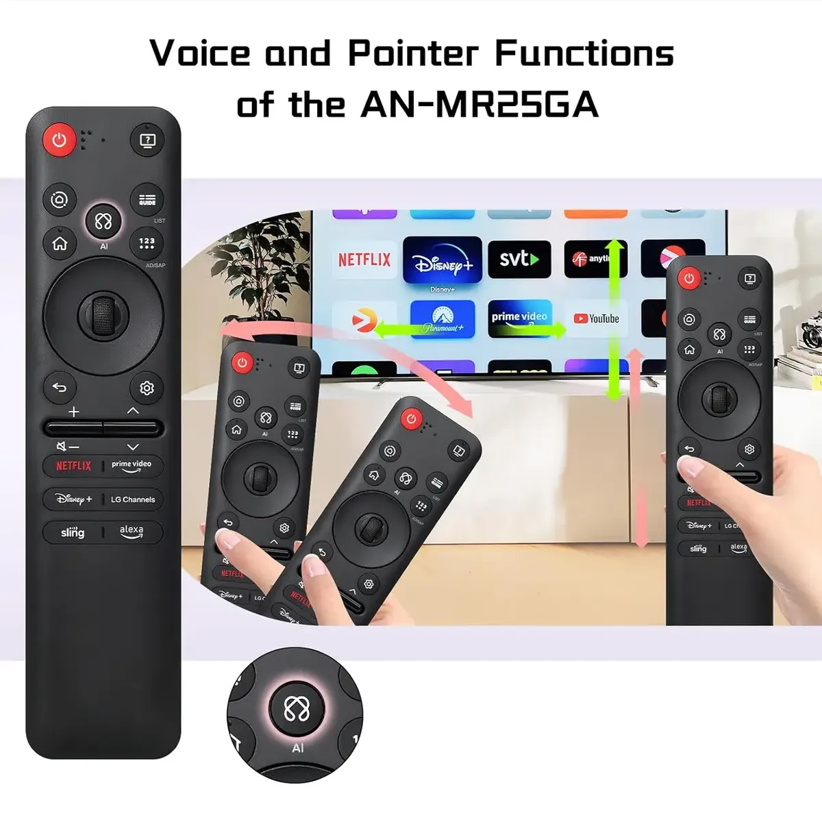 CONTROL REMOTO LG MR25 MAGIC WEBOS - 1