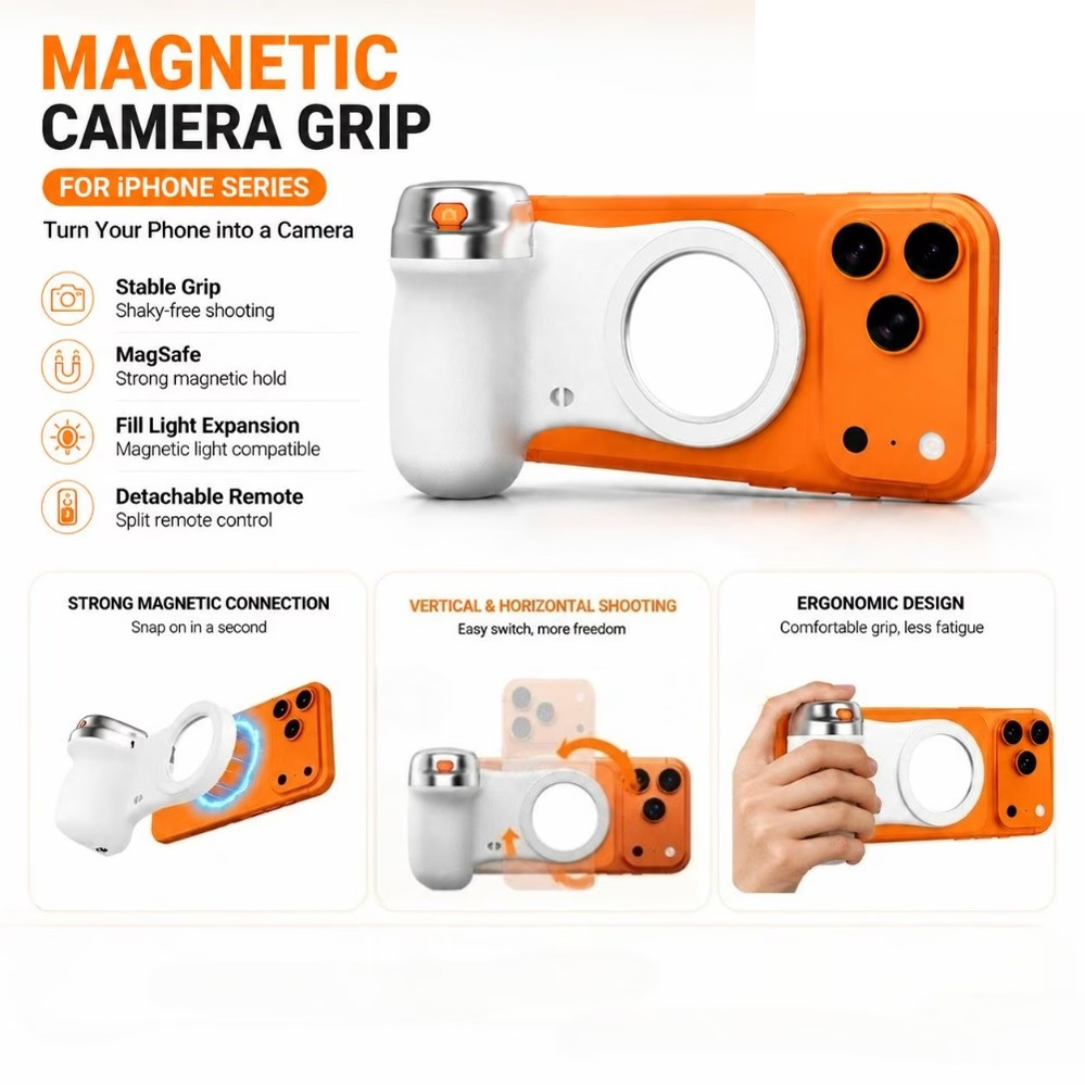Soporte Estabilizador Magnetico Para Iphone Y Android - 2