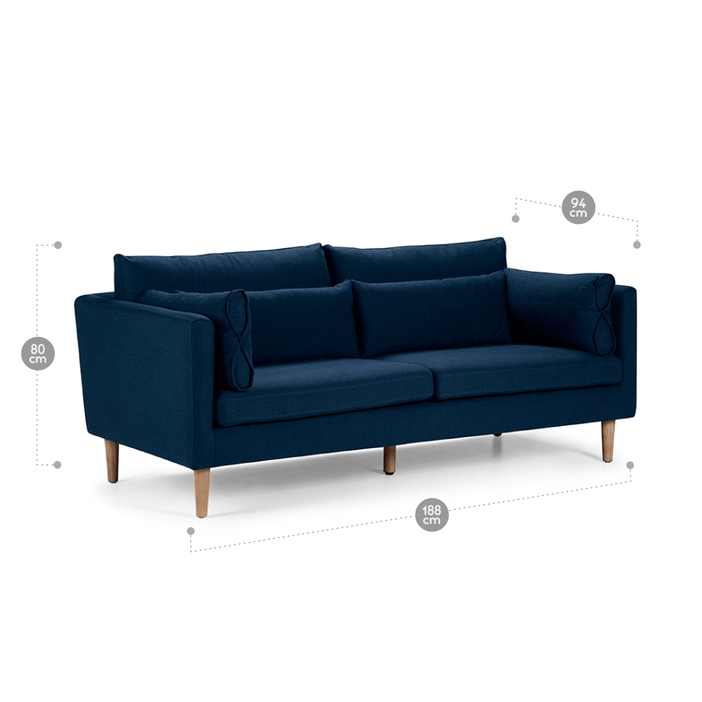 ROSEN SOFA VESTERBRO 2CPO TELA CRUDO - 8