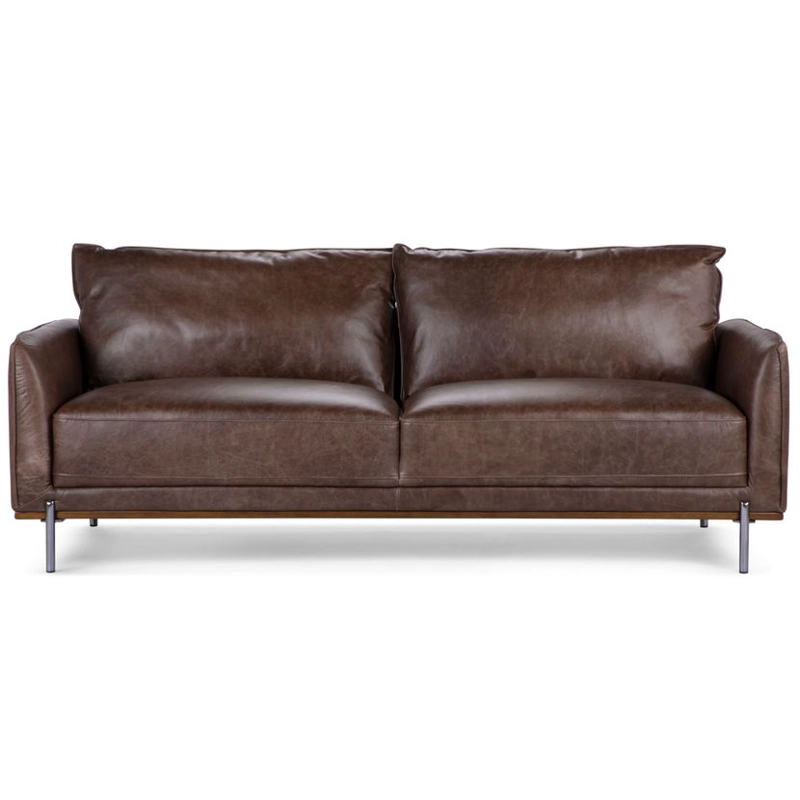 ROSEN SOFA 3 CPOS WESTWOOD CUERO MORO - 1
