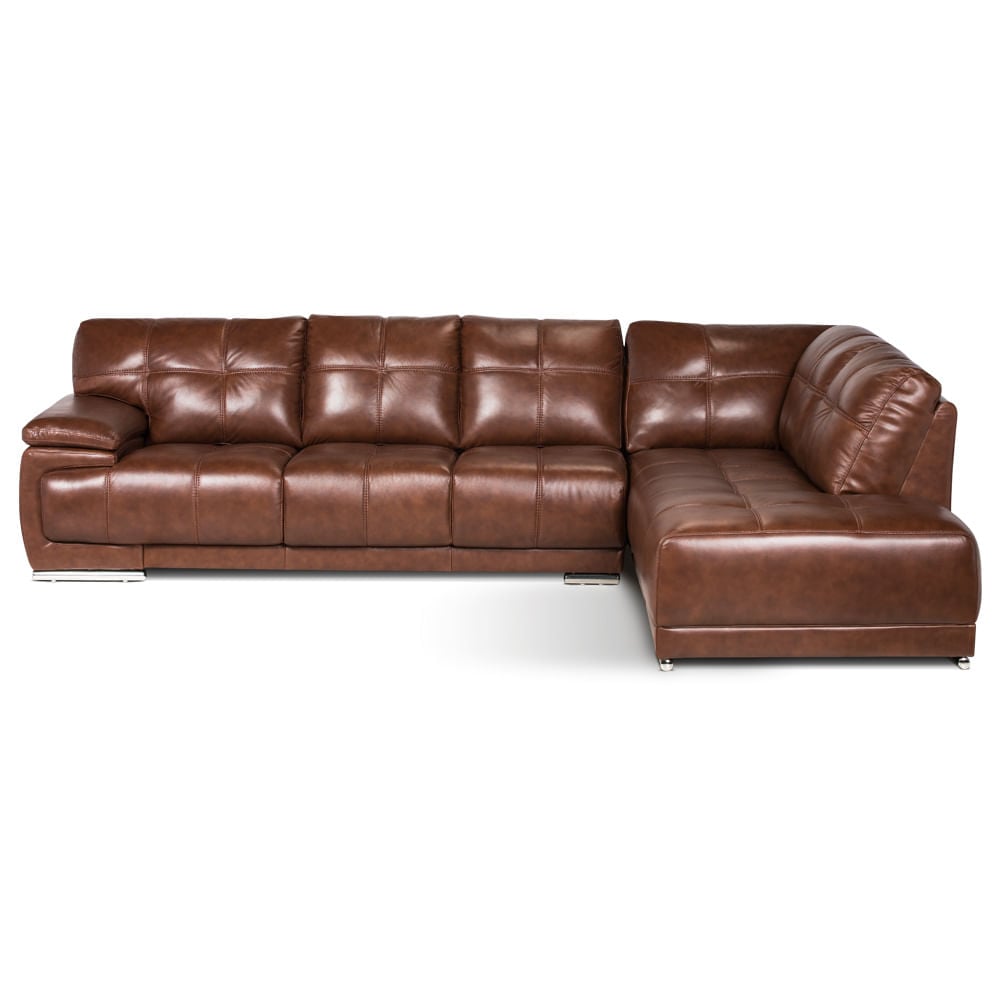 ROSEN SECCIONAL 6974 DERECHO CUERO CARAMELO - 2