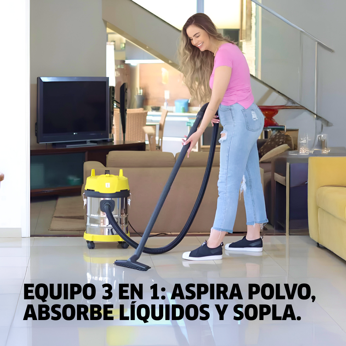 ASPIRADORA DE POLVO Y AGUA NT2100 1600W 20L KARCHER - 6