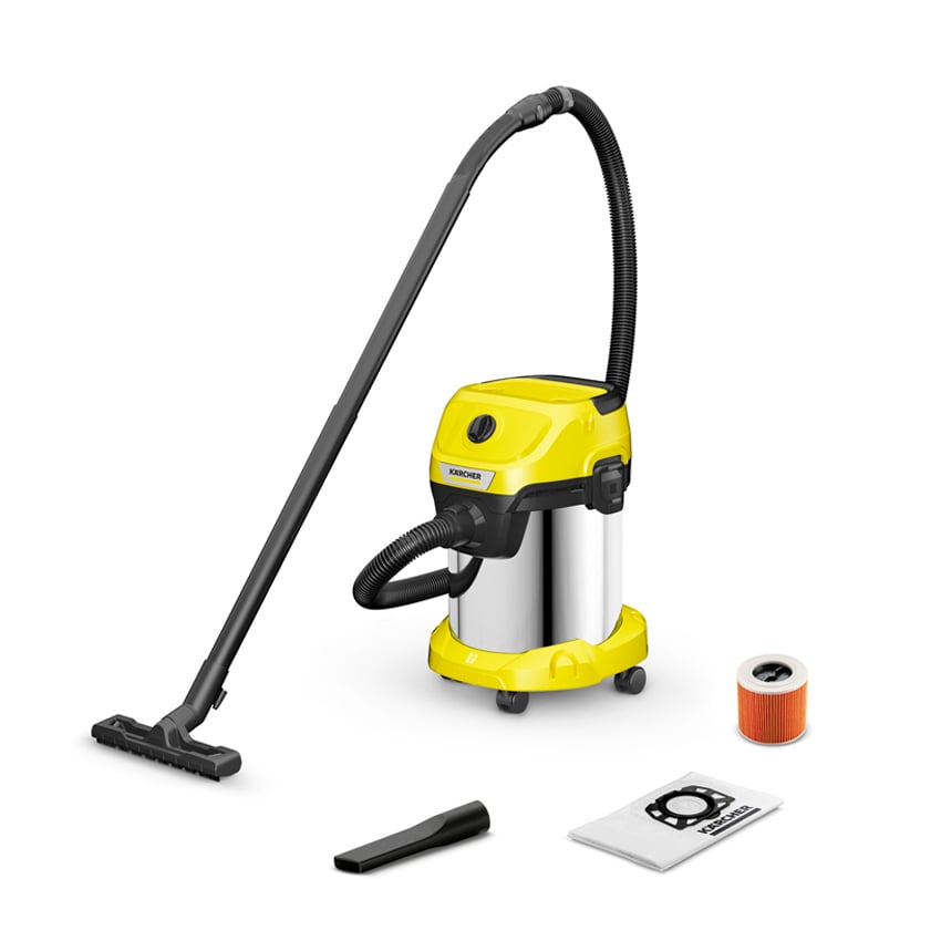ASPIRADORA DE POLVO Y AGUA WD3S 1000W 17L KARCHER - 1