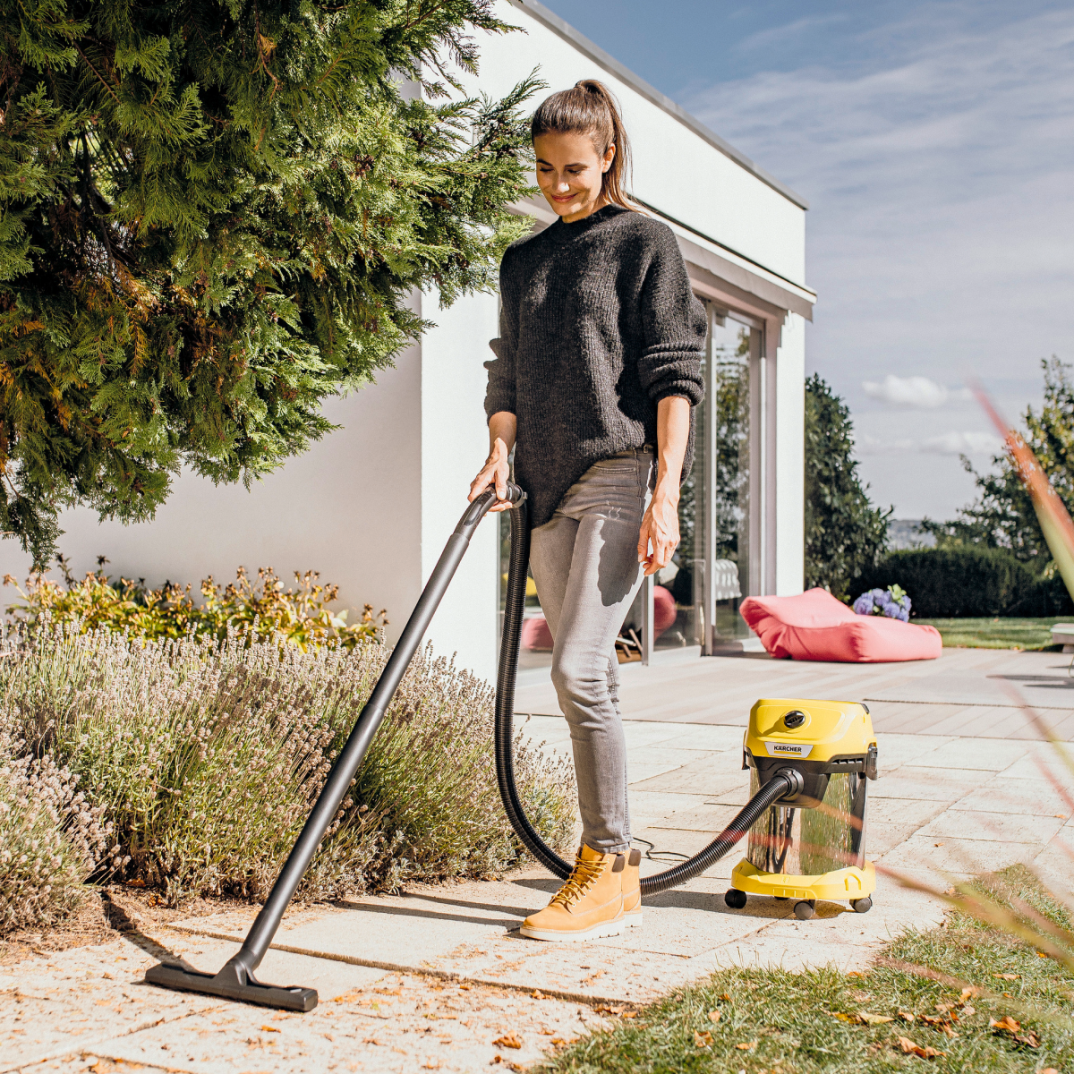 ASPIRADORA DE POLVO Y AGUA WD3S 1000W 17L KARCHER - 5