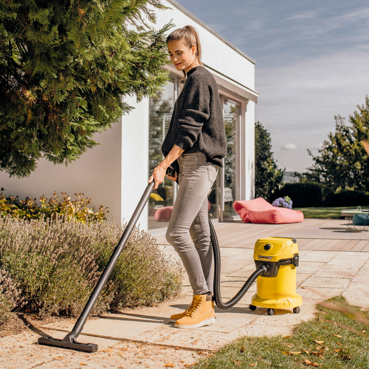 ASPIRADORA DE POLVO Y AGUA WD3 1000W 17L KARCHER - 5