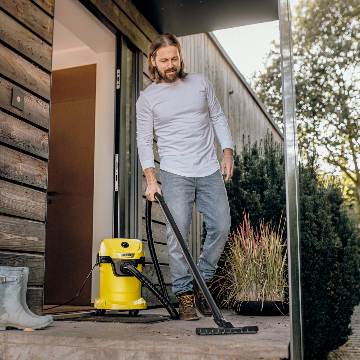 ASPIRADORA DE POLVO Y AGUA WD3 1000W 17L KARCHER - 6