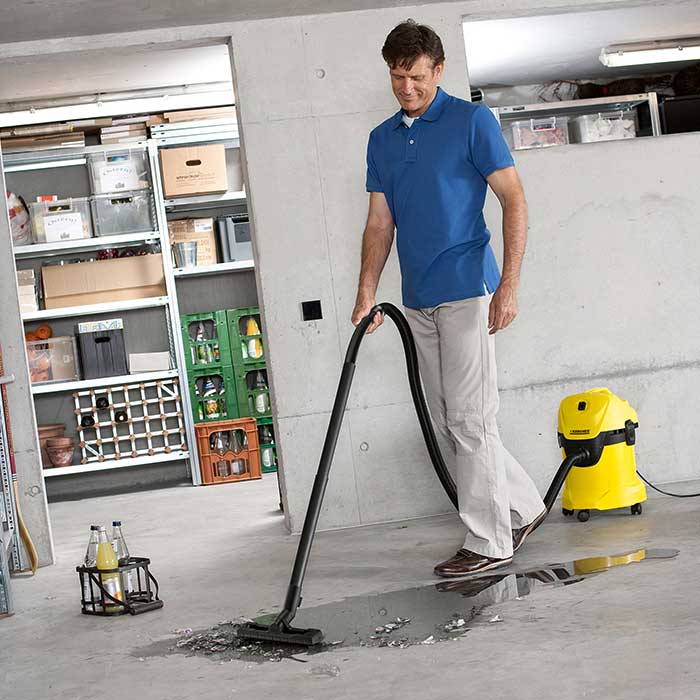 ASPIRADORA DE POLVO Y AGUA WD3 1000W 17L KARCHER - 7