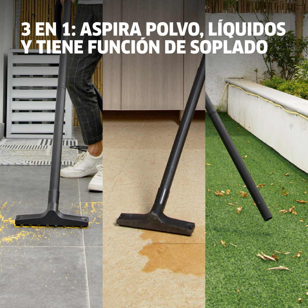 ASPIRADORA DE POLVO Y AGUA WD1 1200W 15L KARCHER - 5