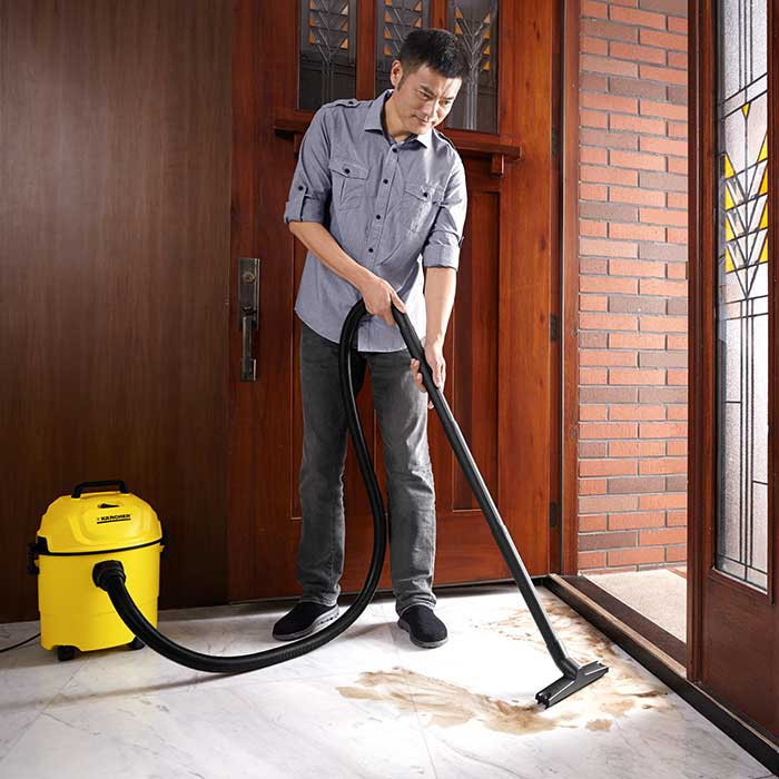 ASPIRADORA DE POLVO Y AGUA WD1 1200W 15L KARCHER - 8