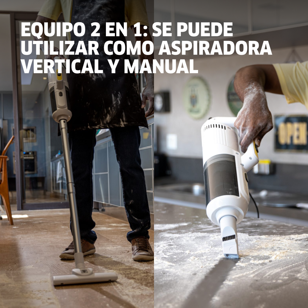ASPIRADORA VERTICAL 2 EN 1 VCL2 1000W KARCHER - 5