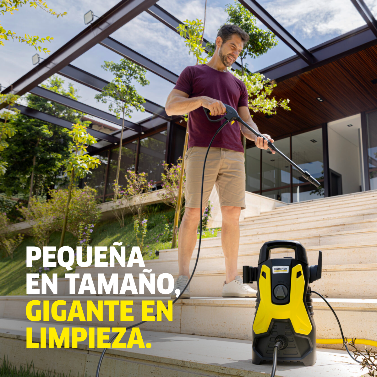 HIDROLAVADORA PRÁCTICA 1200W 103BAR KARCHER - 4