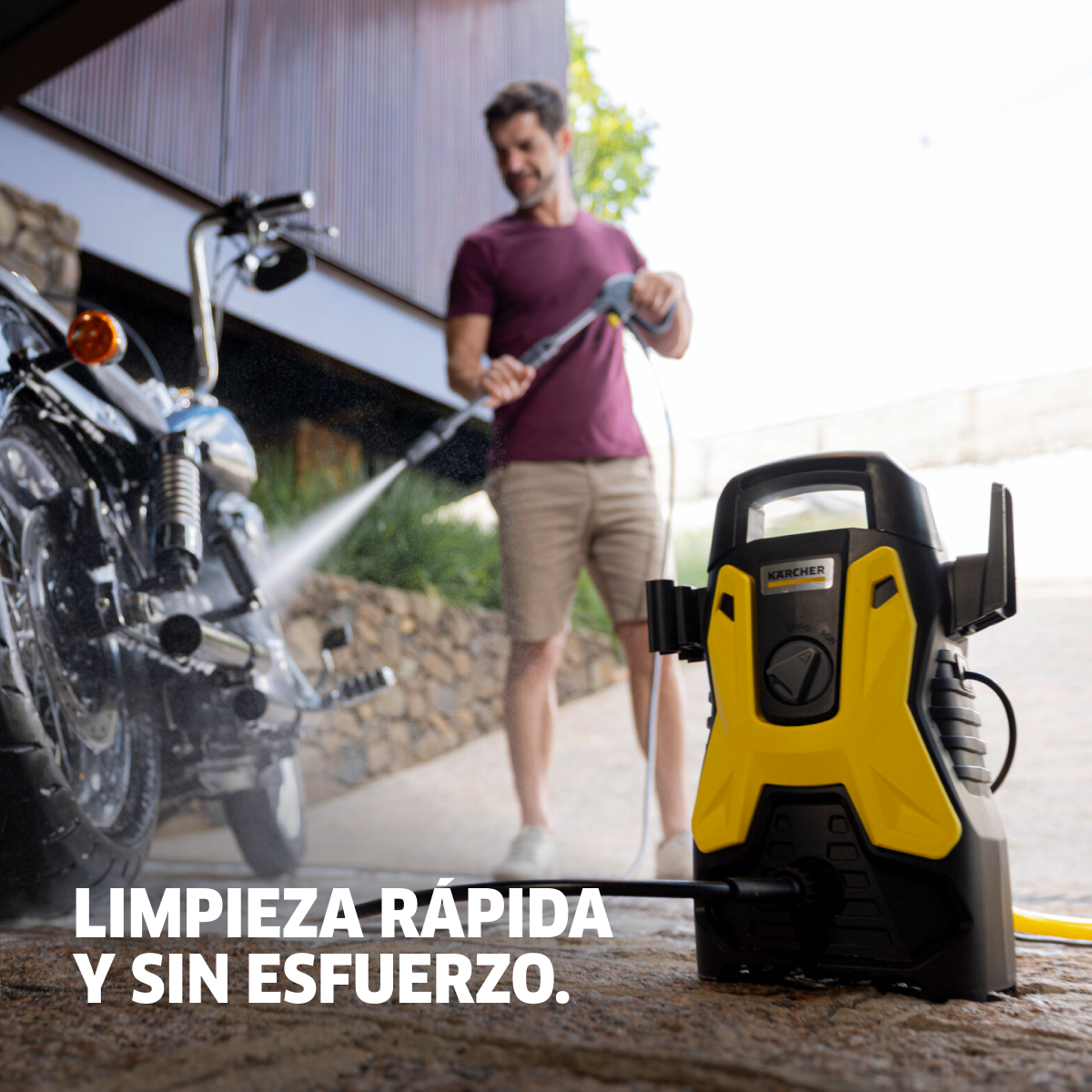 HIDROLAVADORA PRÁCTICA 1200W 103BAR KARCHER - 5