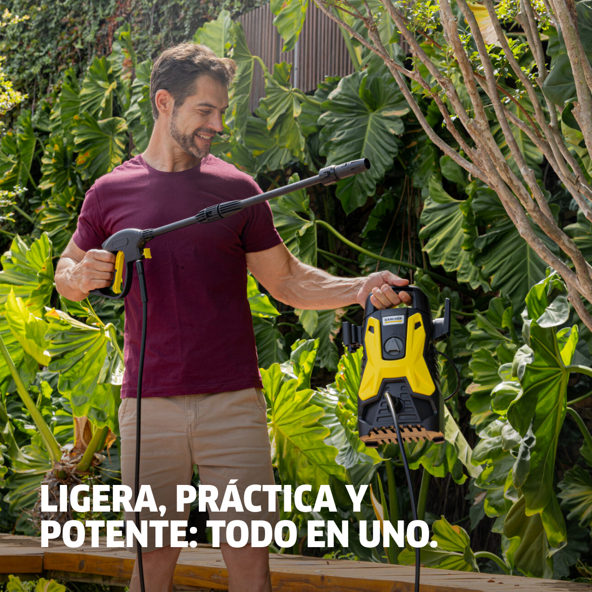 HIDROLAVADORA PRÁCTICA 1200W 103BAR KARCHER - 6