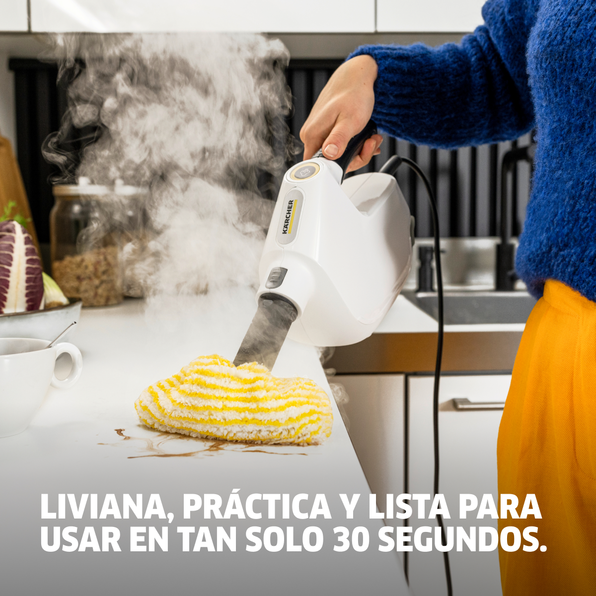 LIMPIADORA A VAPOR SC1 MULTI Y UP 1300W 200ML KARCHER - 5