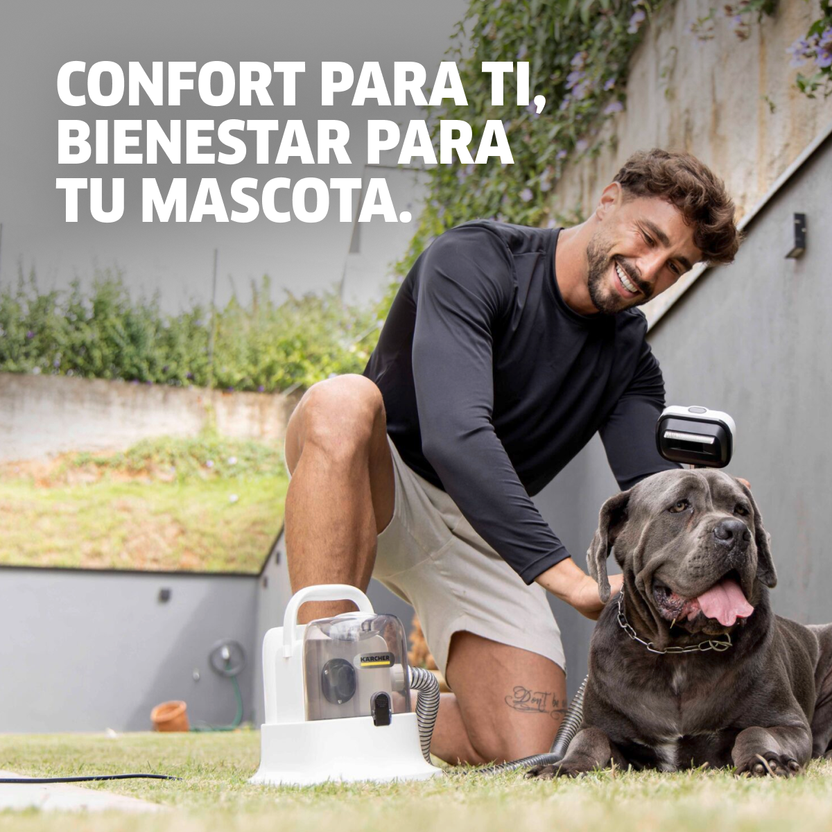ASPIRADORA Y CORTAPELOS PARA MASCOTAS PET CLEAN 300W KARCHER - 4