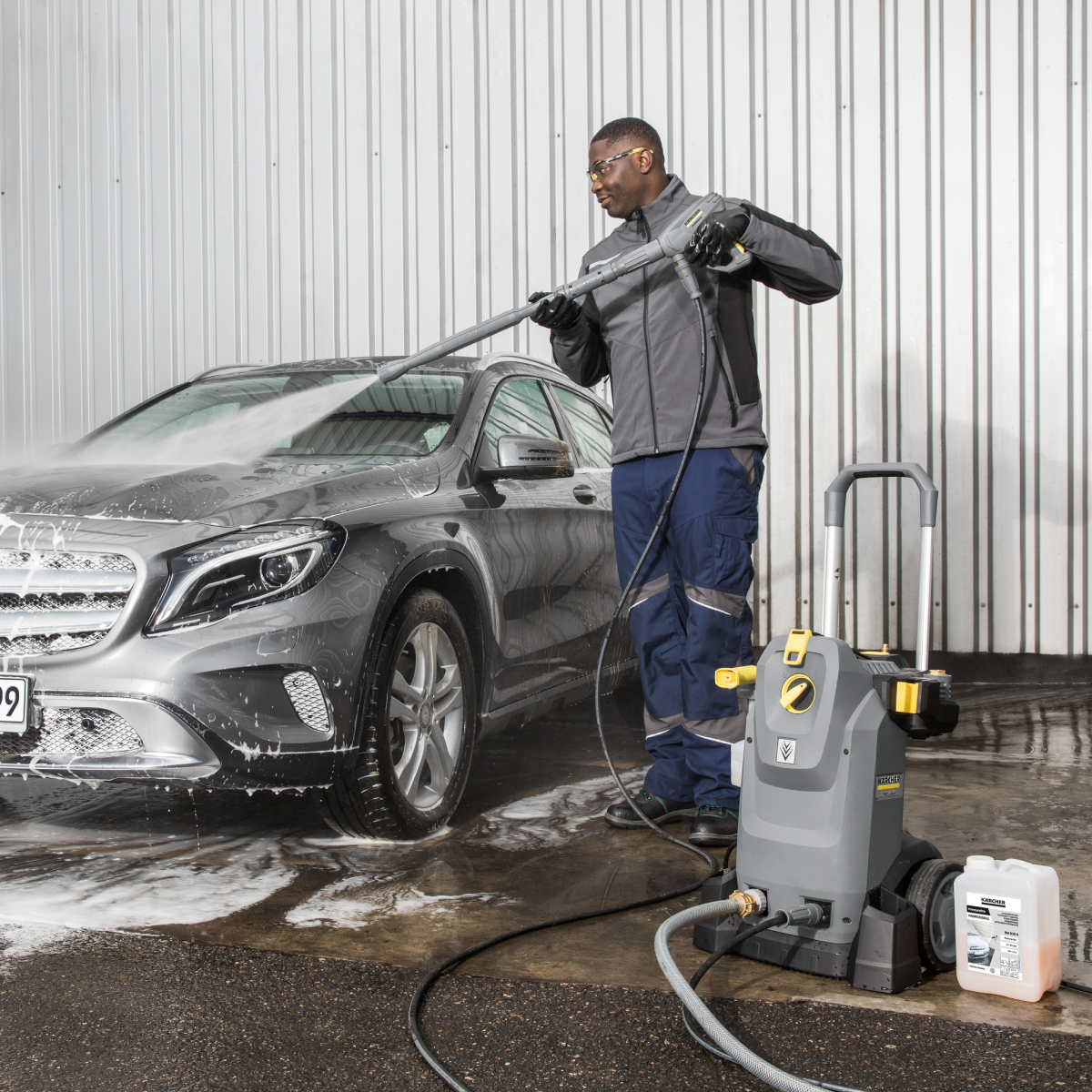 HIDROLAVADORA DE AGUA FRIA HD8/18-4 4600W 180BAR KARCHER - 2