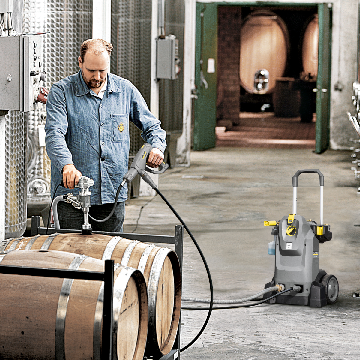 HIDROLAVADORA DE AGUA FRIA HD8/18-4 4600W 180BAR KARCHER - 3