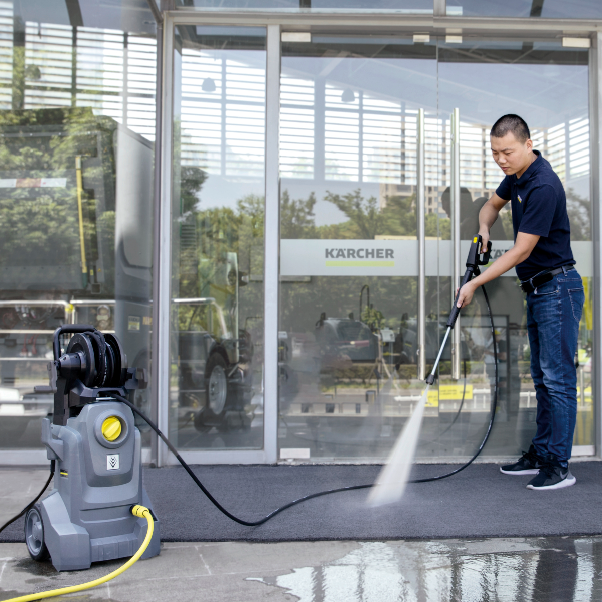 HIDROLAVADORA DE AGUA FRIA HD4/10 1800W 100BAR KARCHER - 4