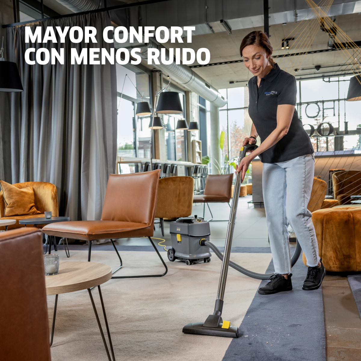 ASPIRADORA EN SECO T15/1 ADV HEPA 585W 15L KARCHER - 5