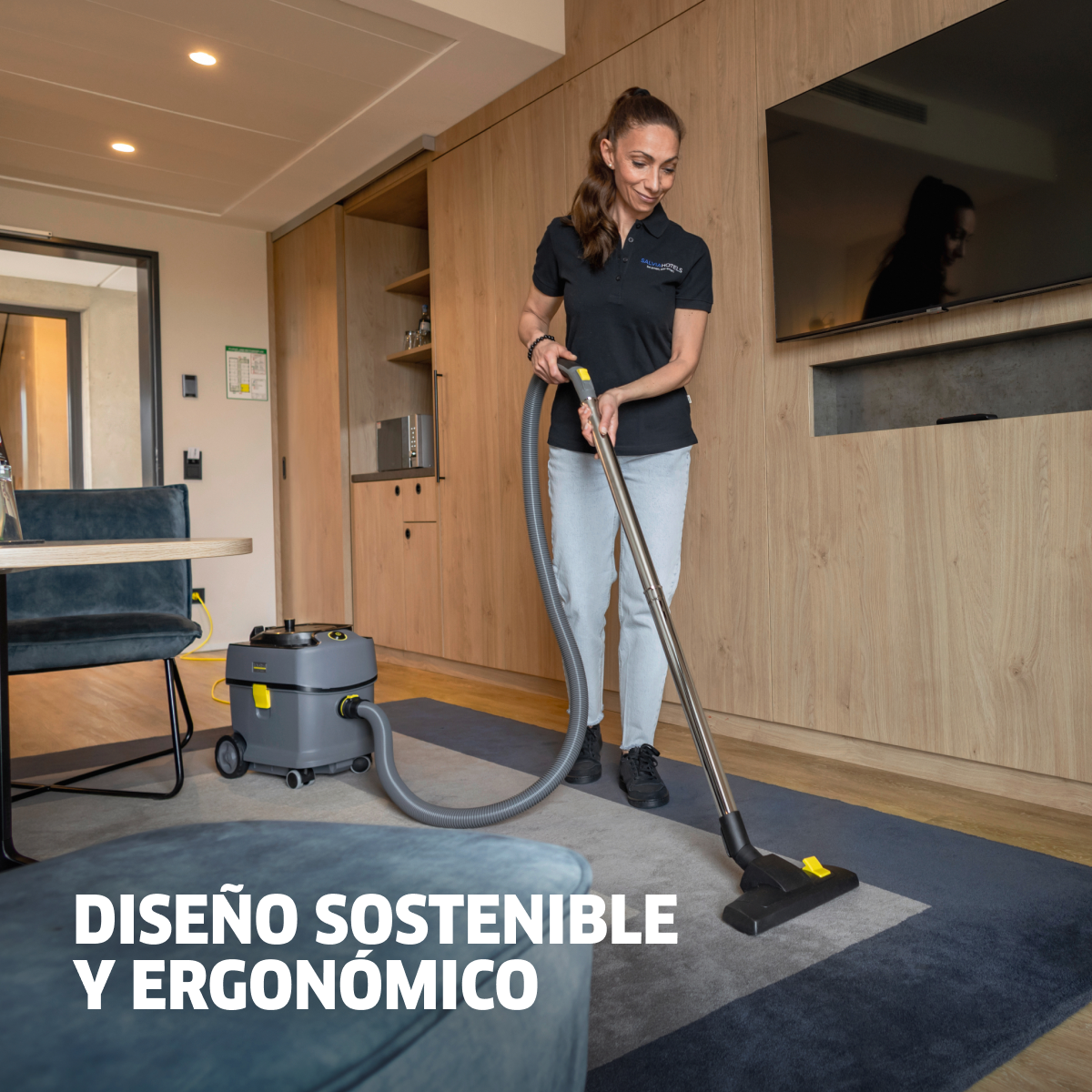 ASPIRADORA EN SECO T15/1 ADV HEPA 585W 15L KARCHER - 6