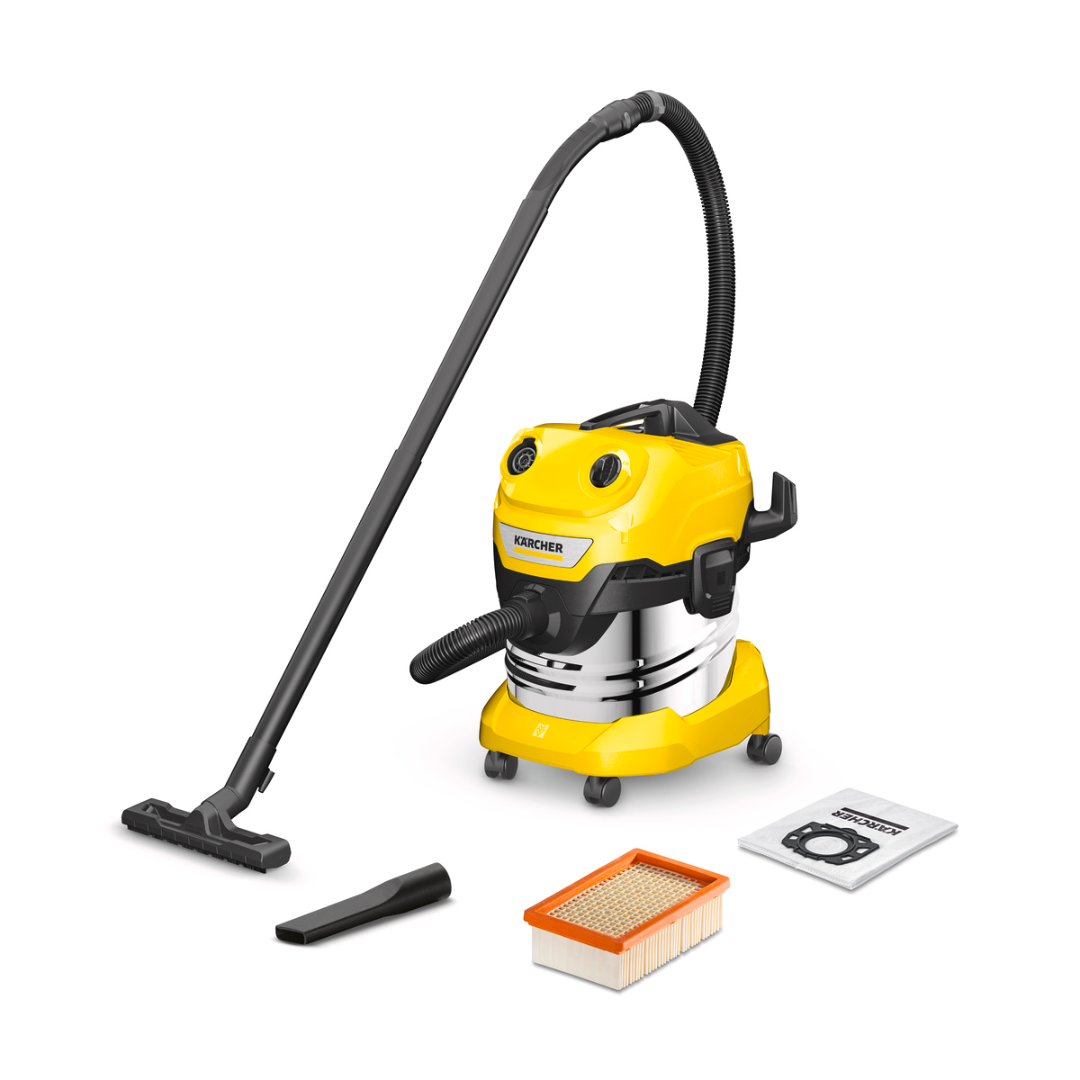 ASPIRADORA DE POLVO Y AGUA WD4S 1000W 20L KARCHER - 1