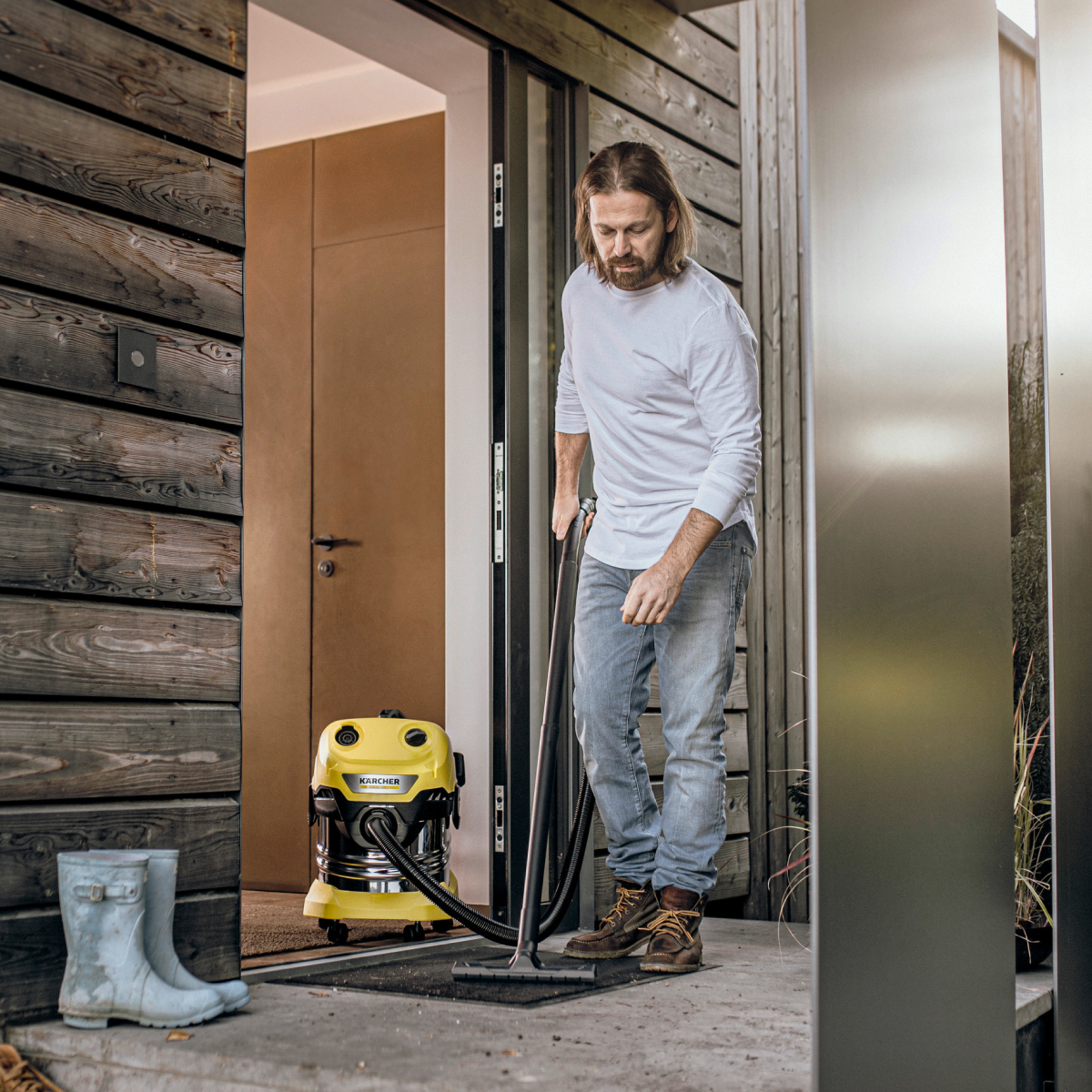 ASPIRADORA DE POLVO Y AGUA WD4S 1000W 20L KARCHER - 7