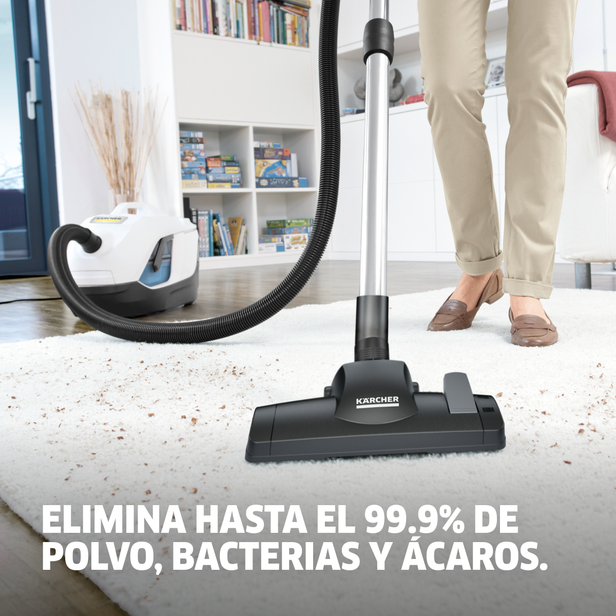 ASPIRADORA ANTIALERGICA DS6 650W 2L KARCHER - 6