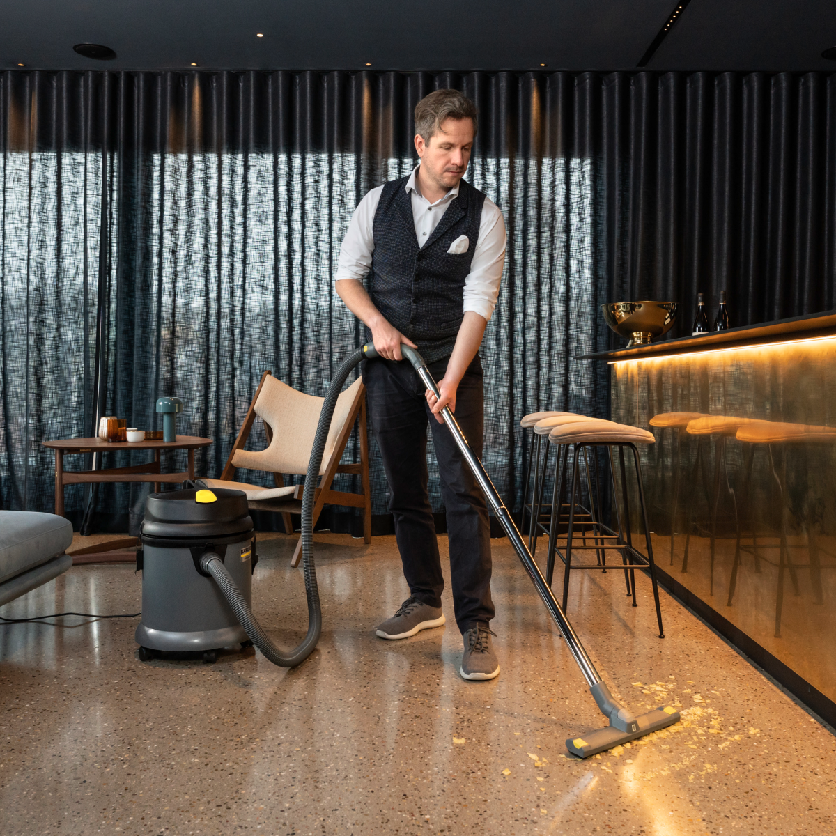 ASPIRADORA EN SECO Y HUMEDO NT27/1 1380W 27L KARCHER - 4