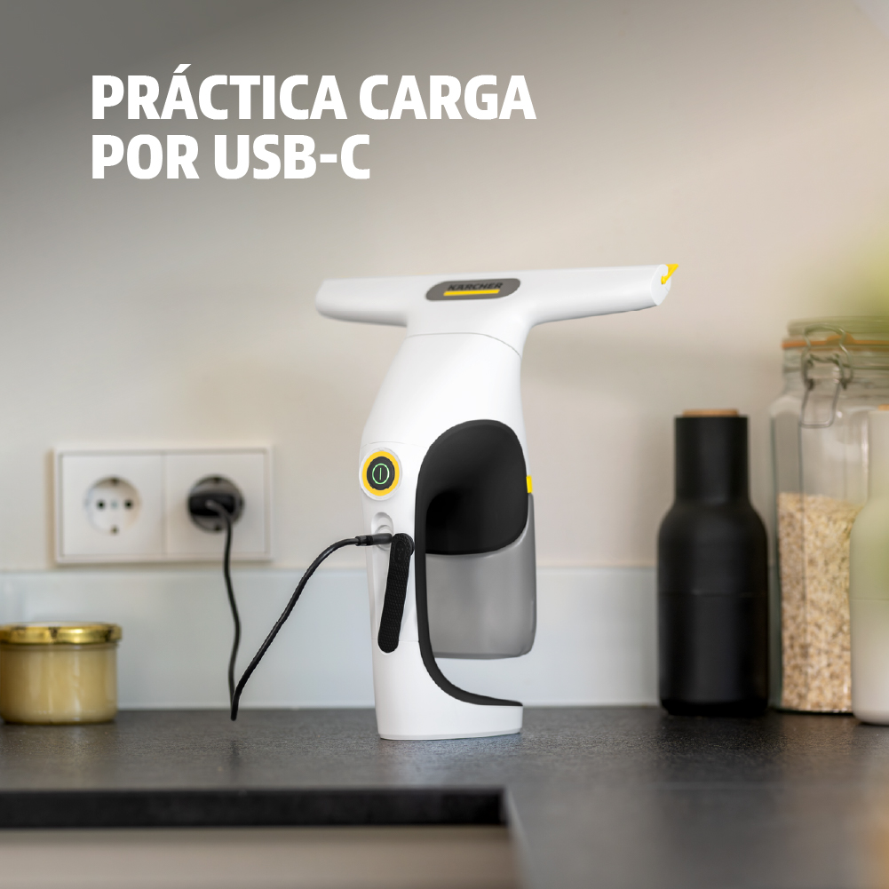LIMPIA VIDRIOS WV1 COMPACT A BATERÍA KARCHER - 5
