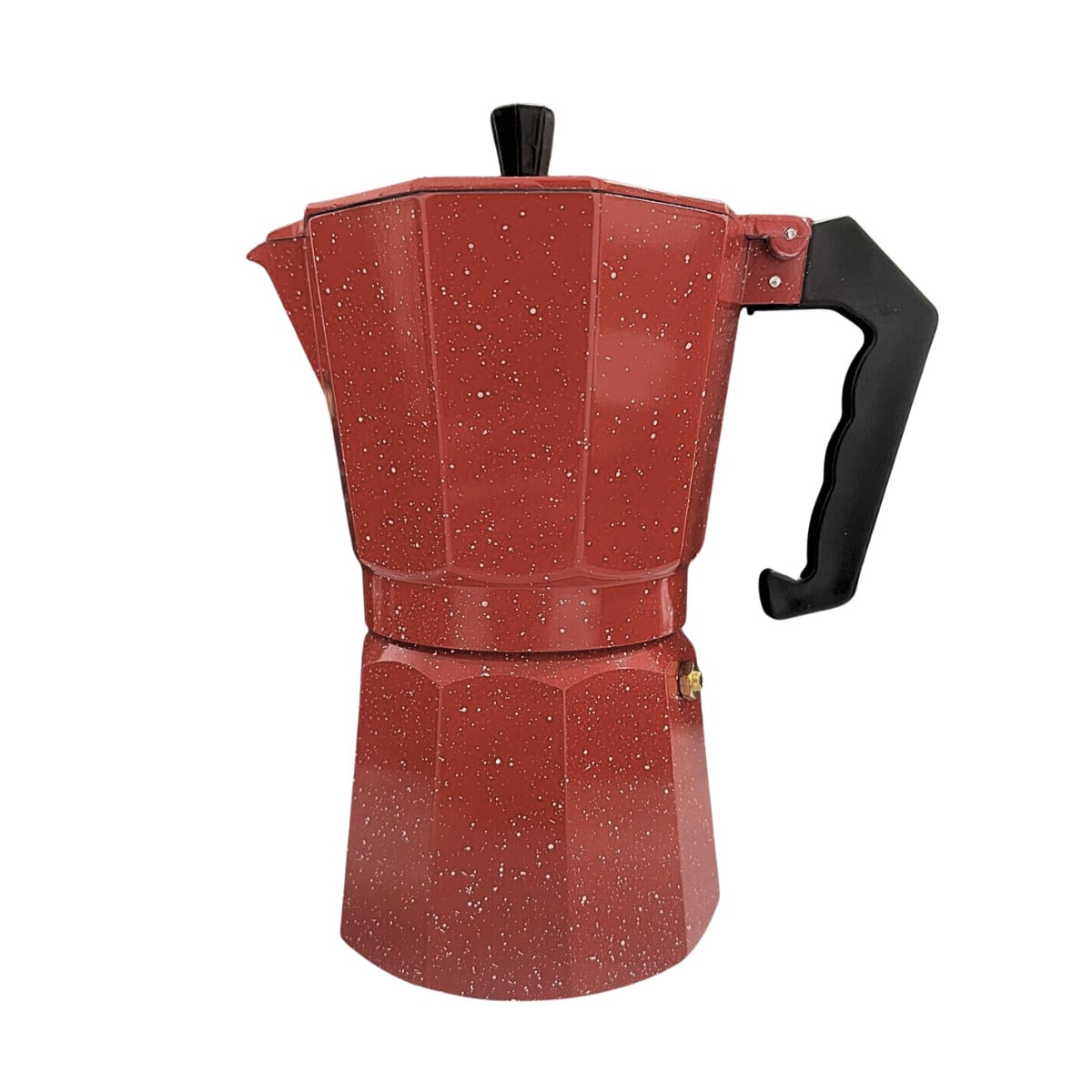 CAFETERA ITALIANA MOKA DE 12 TAZAS COLOR ROJO - 3