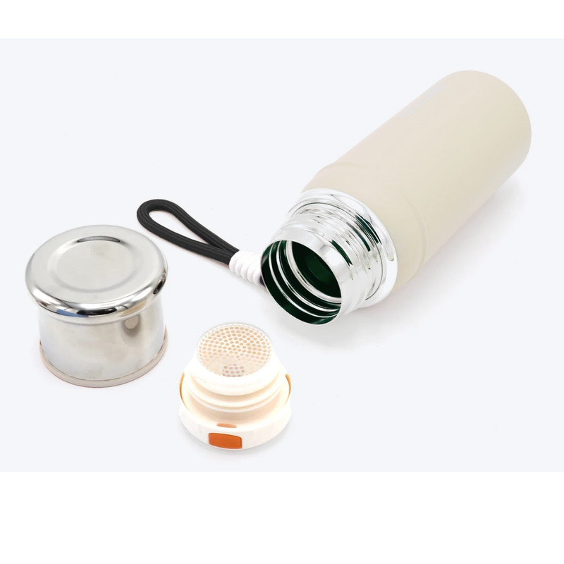 TERMO TOMATODO 700 ML ACERO INOXIDABLE COLOR BLANCO - 2