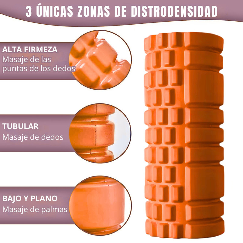 RODILLO DE YOGA FOAM ROLLER DE ESPUMA 33 X 14CM COLOR ALEATORIO - 4