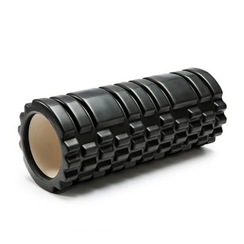 RODILLO DE YOGA FOAM ROLLER DE ESPUMA 33 X 14CM NEGRO - 1