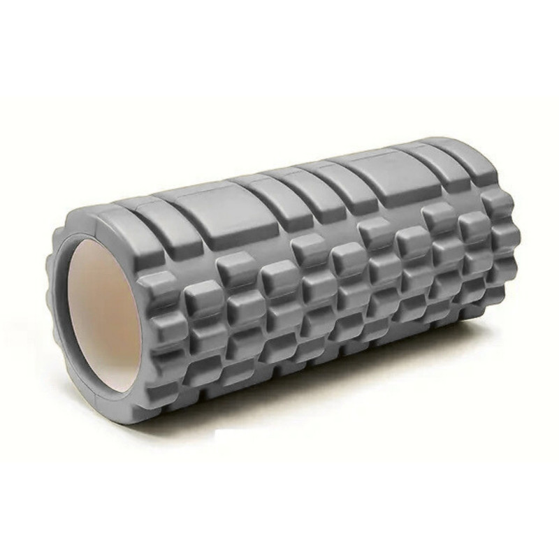 RODILLO DE YOGA FOAM ROLLER DE ESPUMA 33 X 14CM GRIS - 1