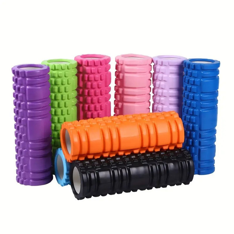 RODILLO DE YOGA FOAM ROLLER DE ESPUMA 33 X 14CM GRIS - 6