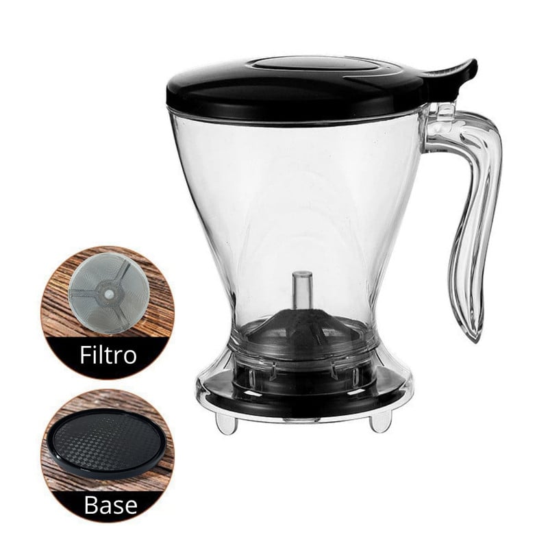 CAFETERA GOTA A GOTA 600ML CON FILTRO, JARRA INFUSOR DE TÉ - 1