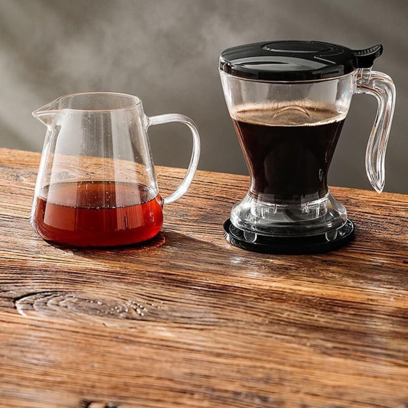 CAFETERA GOTA A GOTA 600ML CON FILTRO, JARRA INFUSOR DE TÉ - 5