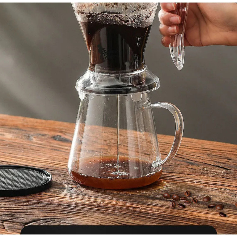 CAFETERA GOTA A GOTA 600ML CON FILTRO, JARRA INFUSOR DE TÉ - 6