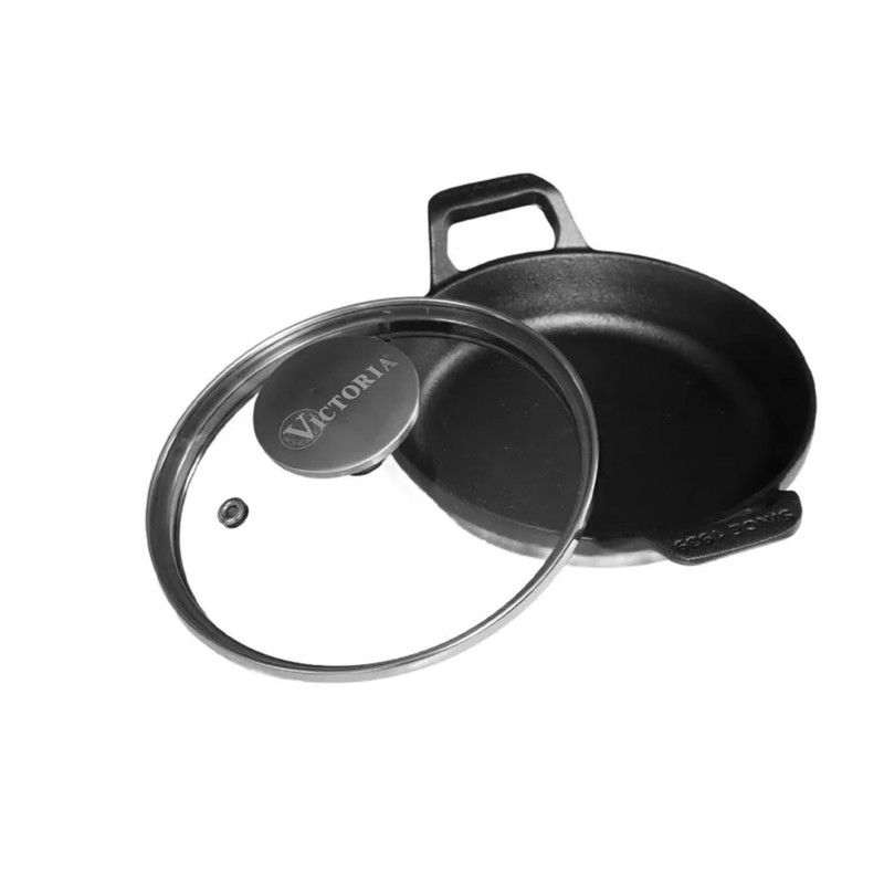 MINI CAZUELA 14CM HIERRO FUNDIDO ESMALTADA CON TAPA - 2
