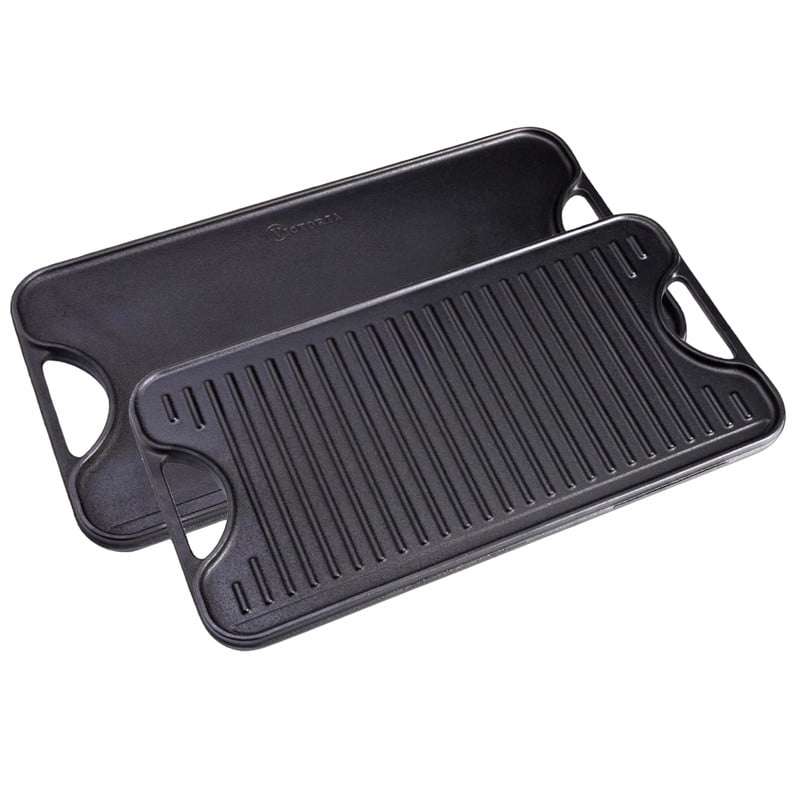PLANCHA PARRILLA VICTORIA DE HIERRO FUNDIDO 47X25CM - CURADO - 1
