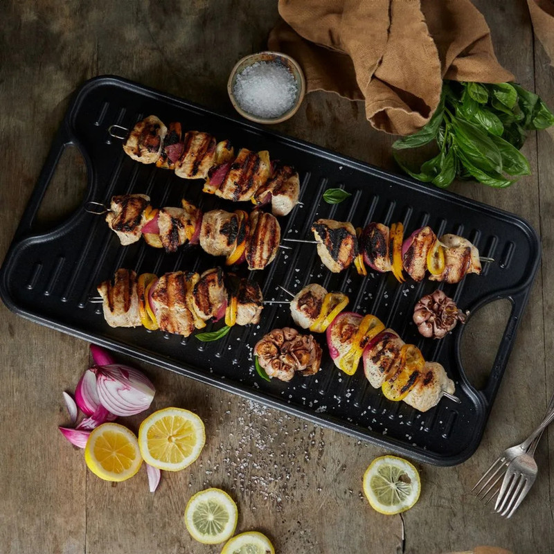 PLANCHA PARRILLA VICTORIA DE HIERRO FUNDIDO 47X25CM - CURADO - 3