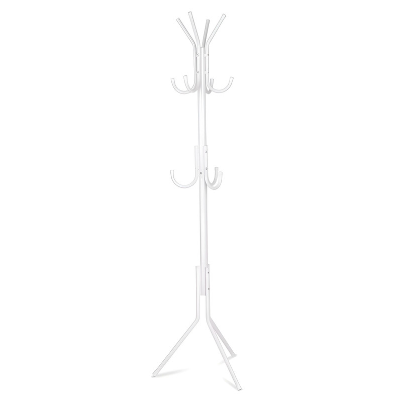 PERCHERO ARMABLE COLGADOR METÁLICO PARA ORDEN Y ESTILO BLANCO - 1