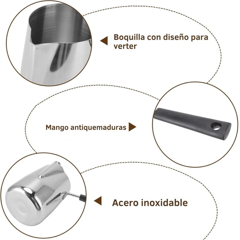 JARRA TURCA ACERO INOXIDABLE ELEGANTE 1L - 4